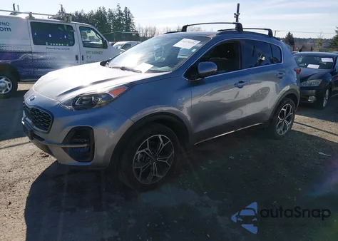 2020 Kia Sportage Sx Turbo z USA, uszkodzony, nr VIN KNDPRCA64L7830372
